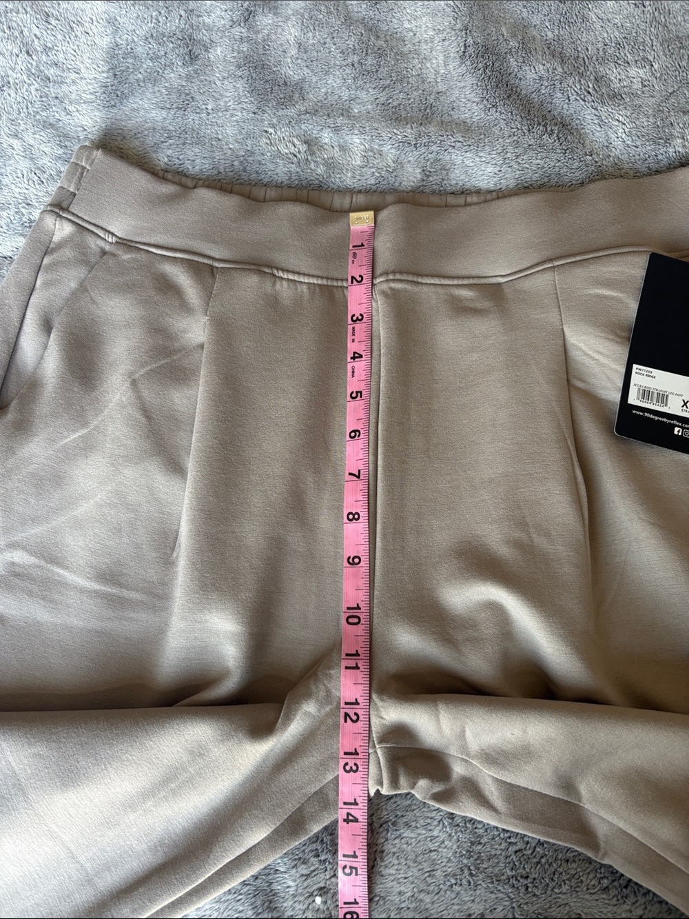 90 DEGREE BY REFLEX Boss Straight Leg Scuba Knit Pants in RockRidge Sz XL NWT - Picture 5 of 7